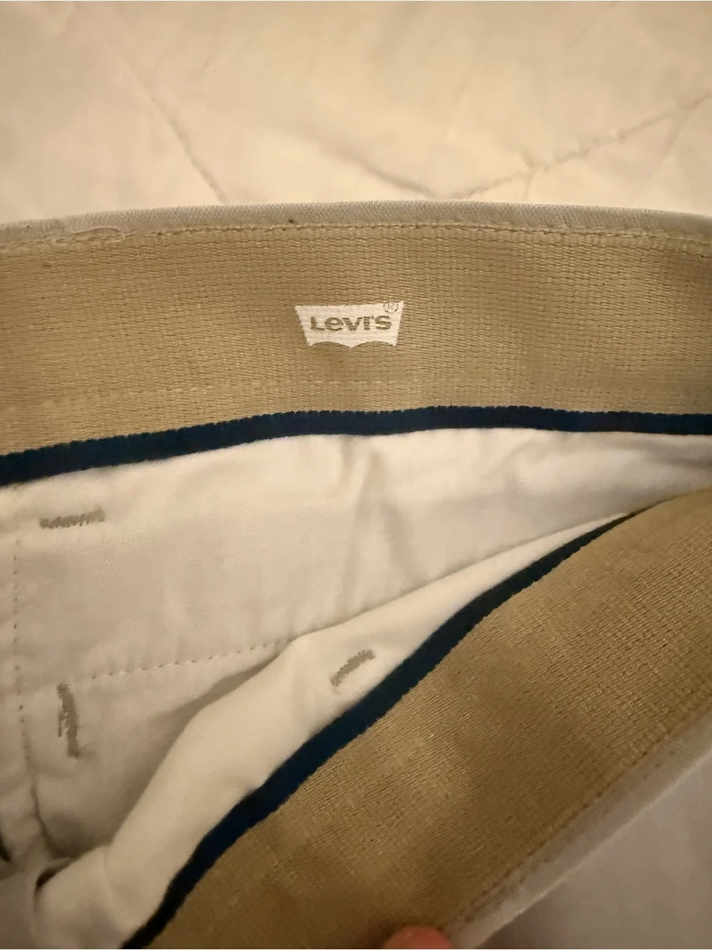 Levi's Men's Straight Chinos in Light Gray